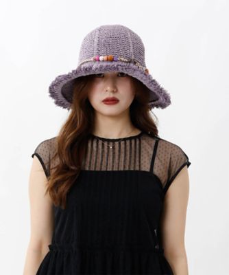 ペーパー手編みクロッシェハット 4ASS24728 | ANNA SUI